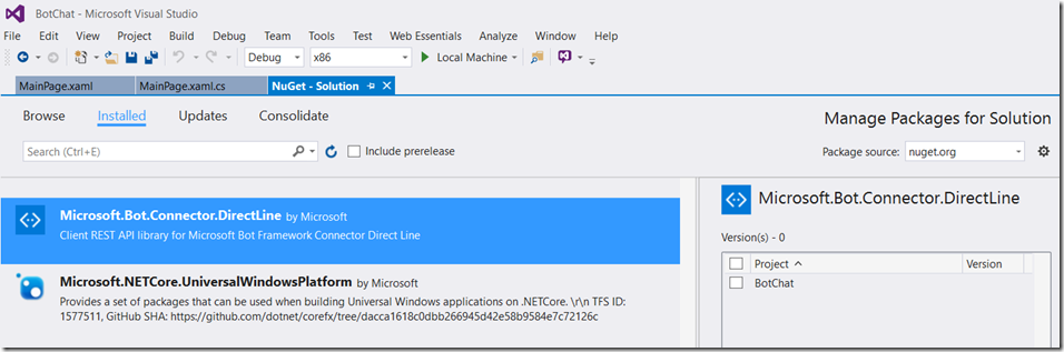 directline-niget-package